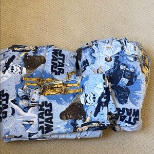 Pottery Barn Star Wars Bedding Sheets - Blue and Yellow